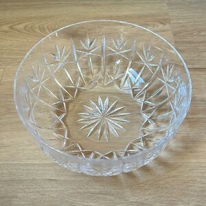Vintage Crystal 8.25” Bowl